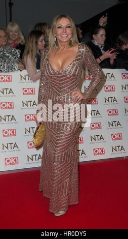 The National Television Awards held at the O2 Arena - Arrivals  Featuring: Carol Vorderman Where: London, United Kingdom When: 25 Jan 2017 Credit: Mario Mitsis/WENN.com Stock Photo