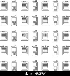 Mobile cellphone technology Stock Vector