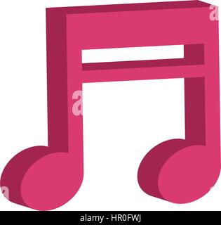 Music note symbol Stock Vector