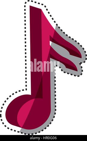 Music note symbol Stock Vector