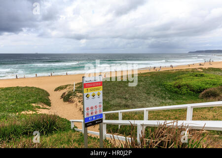Dixon Park Beach in Newcastle, the second largest city in New South Wales,Australia Stock Photo