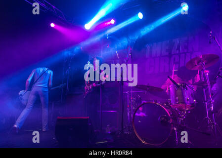 Bergamo, Italy. 24th Feb, 2017. The Zen Circus performance at Druso music live club. Credit: Brambilla Simone Photography/Alamy Live News Stock Photo