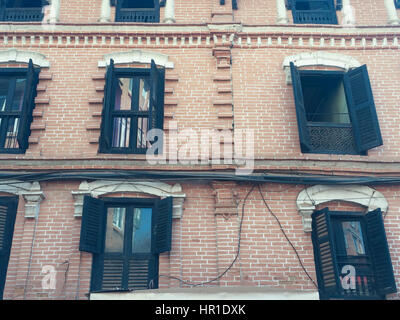 Heritage building in Bhaktapur, Place of devotees. Also known as Bhadgaon or Khwopa, it is an ancient Newar city in the east corner of the Kathmandu V Stock Photo