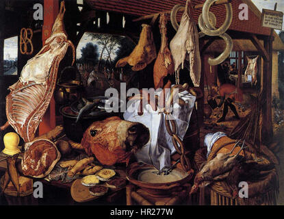 Pieter Aertsen - Butcher's Stall Stock Photo - Alamy