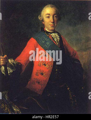 A portrait of Emperor Peter III of Russia, painted by an anonymous ...