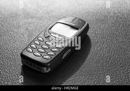 Nokia 3310 Mobile Phone, One of Nokia's most popular phones Stock Photo