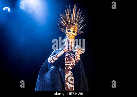 Grace Jones Performing Live At Festival No 6, Portmeirion, Wales, UK Stock Photo