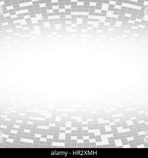 Grey abstract background in vision perspective vector illustration Stock Vector