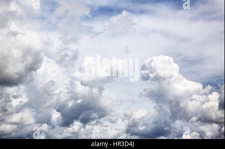 Panoramic view of epic clouds, may be used as background Stock Photo