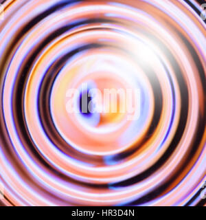 Colorful defocused concentric circles - abstract background Stock Photo