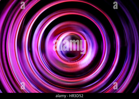 Dark defocused circles - abstract background Stock Photo