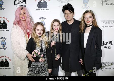 Gemma O'Neil, Gary Numan, Persia Numan, Echo Numan and Raven Numan