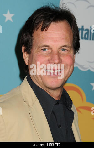 San Diego, CA, USA. 21st July, 2013. 25 February 2017 - Actor and director Bill Paxton died at age 61 from complications following surgery. Paxton's highest profile television performances received much positive attention, including his lead role in HBO's Big Love (2006Ã2011), for which Paxton received three Golden Globe nominations. Paxton also received good reviews for his performance in the History Channel's miniseries Hatfields & McCoys (2012), for which he was nominated for an Emmy Award, alongside co-star Kevin Costner. File Photo: 20 July 2013 - San Diego, California - Bill P Stock Photo