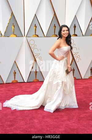 Los Angeles, CA, USA. 26th Feb, 2017. Auli'i Cravalho at arrivals for The 89th Academy Awards Oscars 2017 - Arrivals 1, The Dolby Theatre at Hollywood and Highland Center, Los Angeles, CA February 26, 2017. Credit: Elizabeth Goodenough/Everett Collection/Alamy Live News Stock Photo