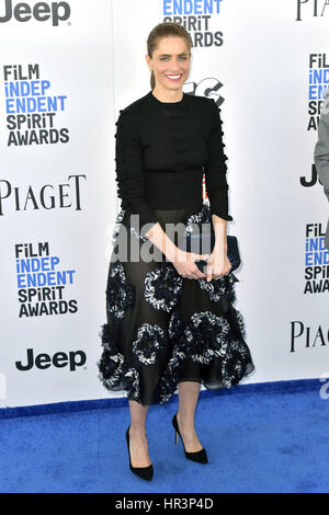 Amanda Peet attends the 32nd Film Independent Spirit Awards 2017 at the Santa Monica Pier on February 25, 2017 in Santa Monica, California. | Verwendung weltweit Stock Photo