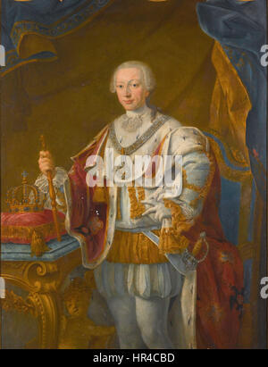 PORTRAIT OF KING VICTOR AMADEUS III OF SARDINIA Stock Photo