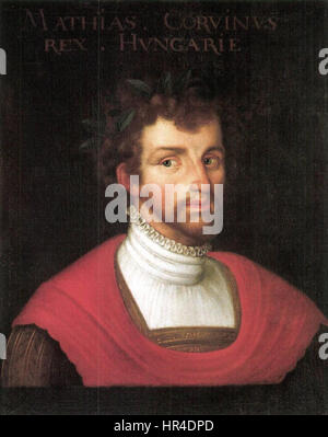 Portrait of Matthias Corvinus Stock Photo