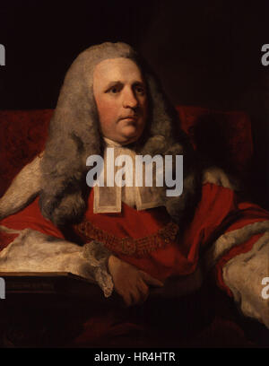 Charles Pratt, 1st Earl Camden by Sir Joshua Reynolds Stock Photo