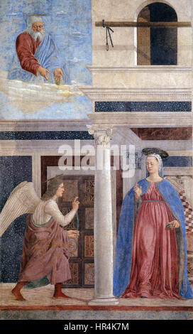 Piero della Francesca - 10. Annunciation - WGA17578 Stock Photo