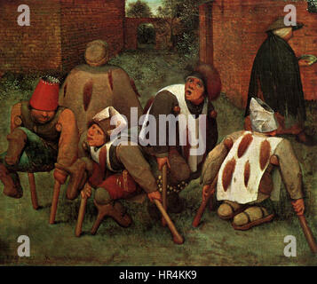 Pieter Bruegel the Elder - The Cripples - WGA3518 Stock Photo