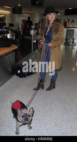 Zulay Henao departs from the airport with a new dog  Featuring: Zulay Henao Where: Los Angeles, California, United States When: 26 Jan 2017 Credit: WENN.com Stock Photo