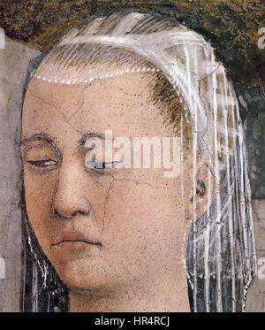 Piero della Francesca - 10. Annunciation (detail) - WGA17583 Stock Photo