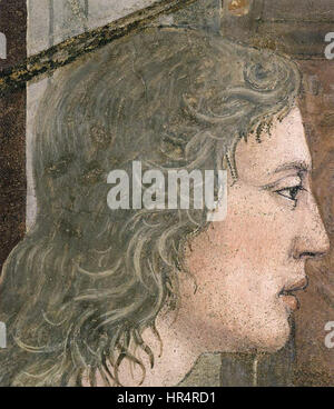 Piero della Francesca - 10. Annunciation (detail) - WGA17582 Stock Photo