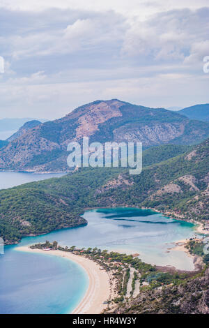 oludeniz blue lagoon view. oludeniz manzara Stock Photo