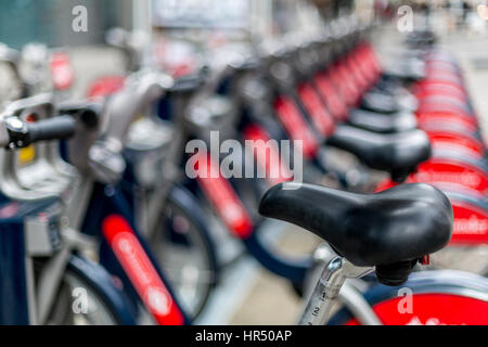 Santander Cycle bike-sharing scheme London