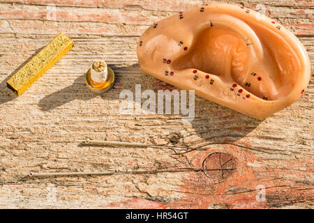 acupuncture for weight loss Stock Photo