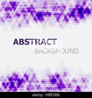 Abstract purple triangle overlapping background, stock vector Stock Vector