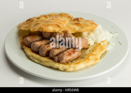 cevapcici served in a plate Stock Photo