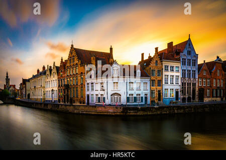 Stunning view of Bruges City in Belgium, Europe Stock Photo