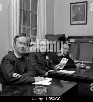 The Bishop of Durham, Dr. Ian Ramsey, dancing with fifteen-year-old ...
