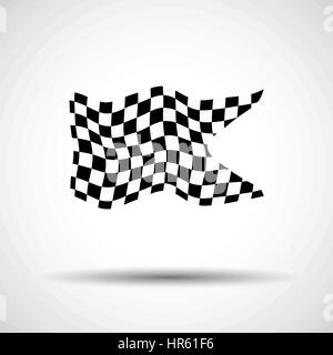 Racing background checkered flag vector illustration. EPS10 Stock Vector
