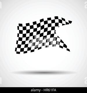 Racing background checkered flag vector illustration. EPS10 Stock Vector