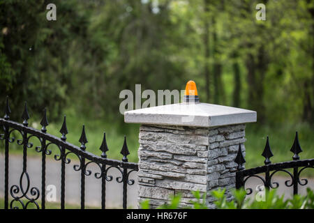 Automatic gate Stock Photo