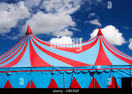 A marquee at Carfest North in the grounds of Bolesworth Castle, Cheshire, UK. Stock Photo