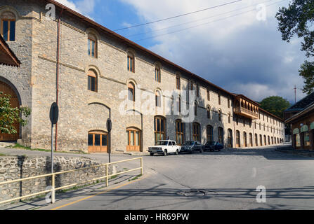 Sheki, Azerbaijan - September 13, 2016: Lower caravanserai is a historical monument in Sheki 18th-19th centuries. It was used by merchants to store th Stock Photo