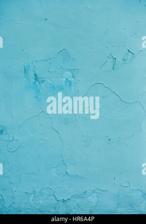 Textures on the blue wall, for background. Grungy blue concrete wall background. Background from high detailed fragment stone wall. Cement texture. Bl Stock Photo