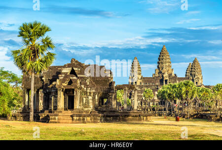 Ancient Library at Angkor Wat, Cambodia Stock Photo