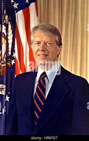 JIMMY CARTER As 39th President of the United States in 1958. Photo: White House official Stock Photo