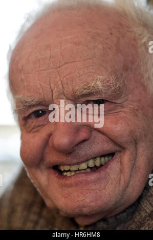 Elderly gentleman smiling Stock Photo