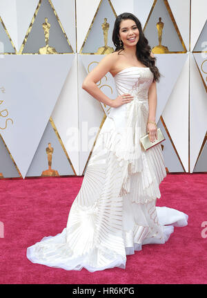 Hollywood, California, USA. 26th Feb, 2017. Auli'i Cravalho attends the 89th Annual Academy Awards at the Dolby Theatre on February 26, 2017 in Hollywood, California. Credit: Mpi99/Media Punch/Alamy Live News Stock Photo