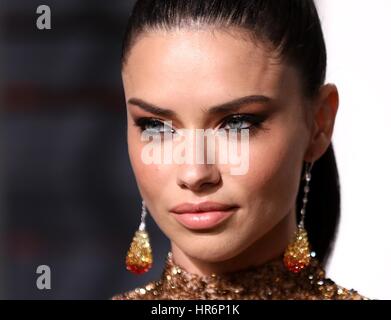 Beverly Hills, California, USA. 26th Feb, 2017. Adriana Lima attends the Vanity Fair Oscar Party 2017 on February 26, 2017 in Beverly Hills, California. Credit: Mpi99/Media Punch/Alamy Live News Stock Photo