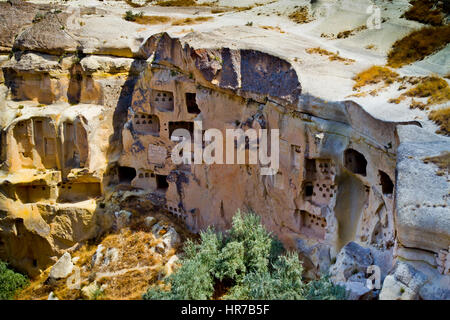 Troglodyte architecture. Cavusin. Cappadocia. Turkey Stock Photo - Alamy