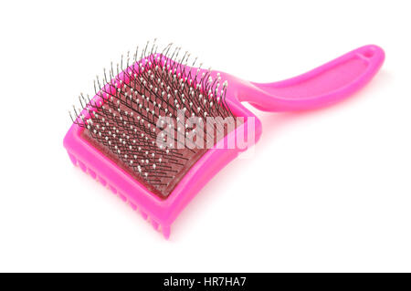Comb for the animals isolated on white Stock Photo