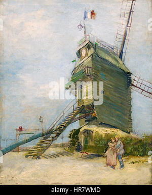 Vincent van Gogh - Le Moulin de la Galette, 1886 Stock Photo