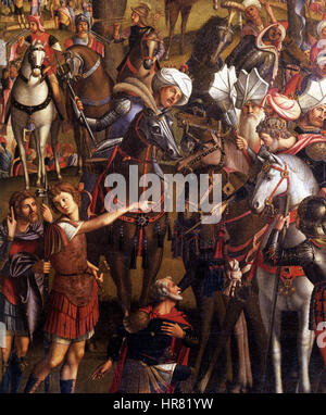Vittore carpaccio, Crucifixion and Apotheosis of the Ten Thousand Martyrs 02 Stock Photo