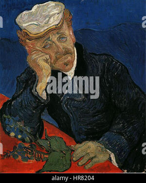 Vincent van Gogh - Portrait of Doctor Gachet 1 Stock Photo